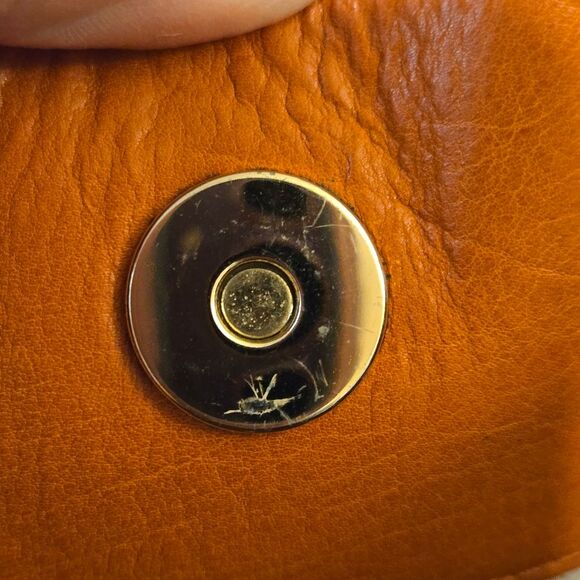 Michael Kors Collection Darrington Large Camel Color Leather Bag - Picture 11 of 15